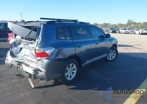 2012 Toyota Highlander Se V6 z USA, uszkodzony, nr VIN 5TDZK3EH9CS057851